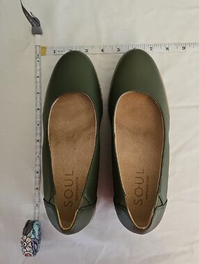 SOUL Naturalizer Olive Ballet Flats for Women 8W